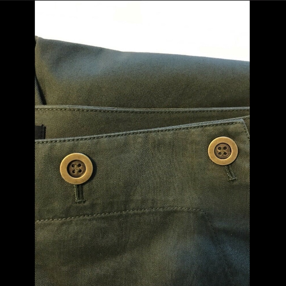 NEW! $285 Theory Namid TS Washed Chinos‎ Pants in Myrtle Green [SZ 8 ] - Picture 5 of 8